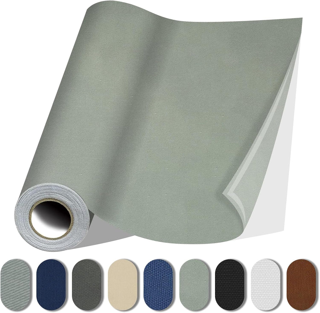 Fabric Repair Patches, 35X79 Inch Canvas Self-Adhesive Fabric Patches Tape Durable, DIY Large