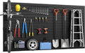DoCred Slatwall Paneling Organizer, 4x7.5 FT PVC Garage Slat Wall Storage Systems, Heavy Duty
