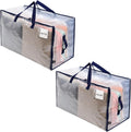 VENO 2 Pack Moving and Storage Bags, Heavy Duty, Alternative to Moving Boxes, Large Packing Totes