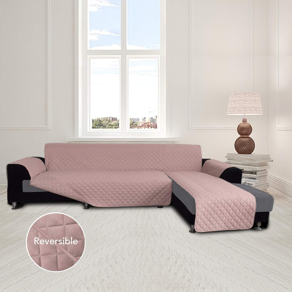 Easy-Going Sofa Slipcover L Shape Sofa Cover Sectional Couch Cover Furniture Protector Mat for Pets