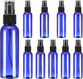 uxcell 10 Pack Spray Bottles, 2 Oz/60ML Reusable Clear Empty Mist Plastic Mini Travel Bottle