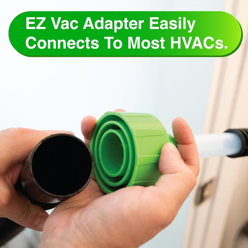 AC Drain Line Cleaner Adapter Evacuates & Unclog AC Drain Line - HVAC to PVC AC Drain Line Cleaner