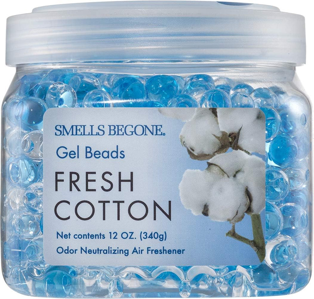 SMELLS BEGONE Odor Eliminator Gel Beads - Air Freshener - Eliminates Odor in Bathrooms, Cars