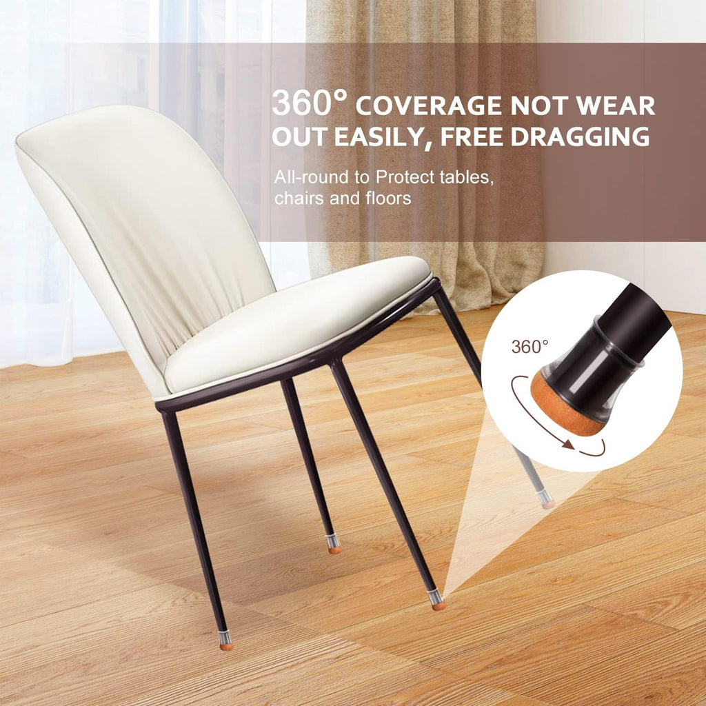 Small Chair Leg Floor Protectors Chair Leg Protectors for Hardwood Floors Felt Silicone Caps