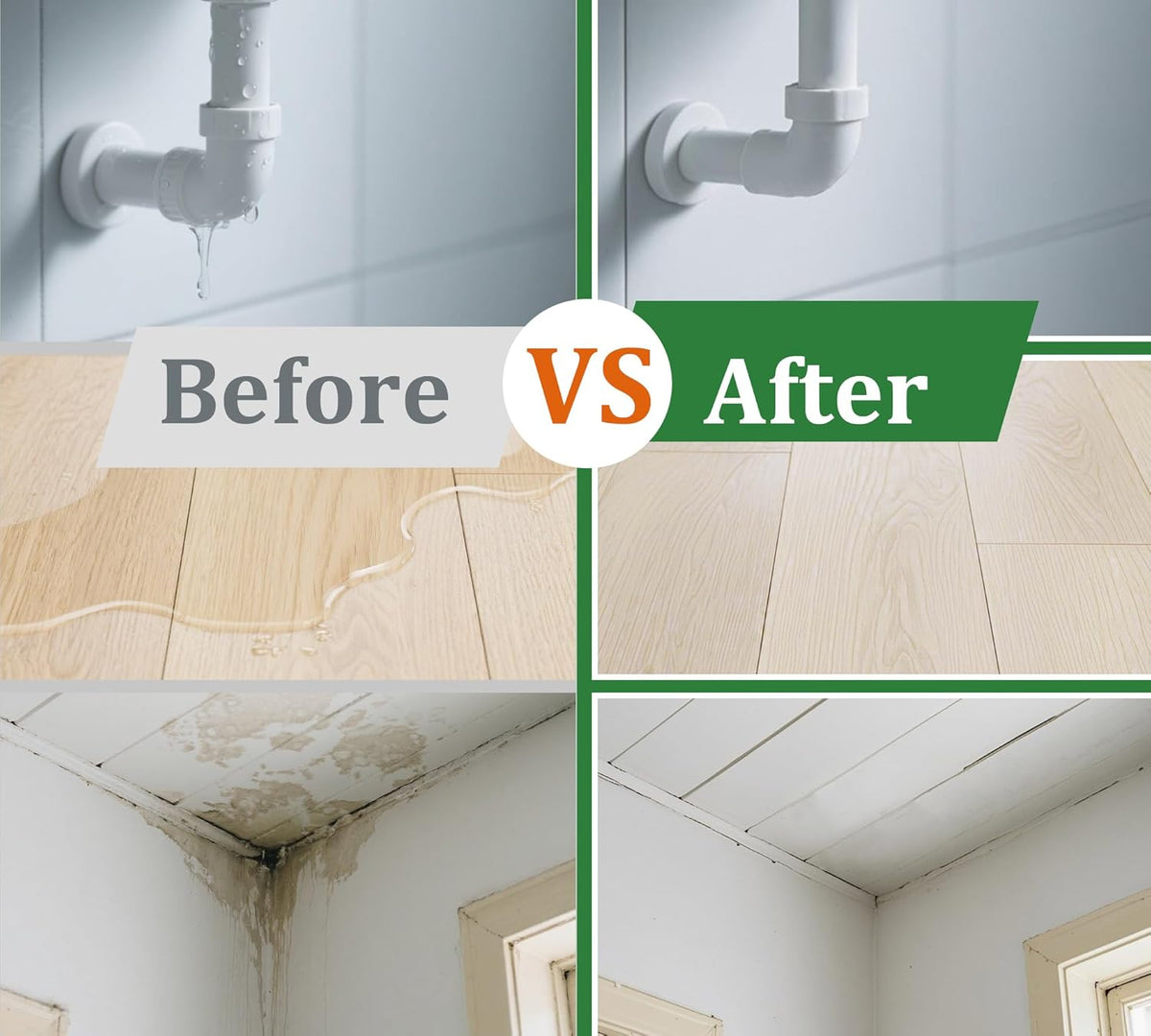 Waterproof Sealant 70oz, Transparent Waterproof Coating for Roof, Floor, Window, Bathroom