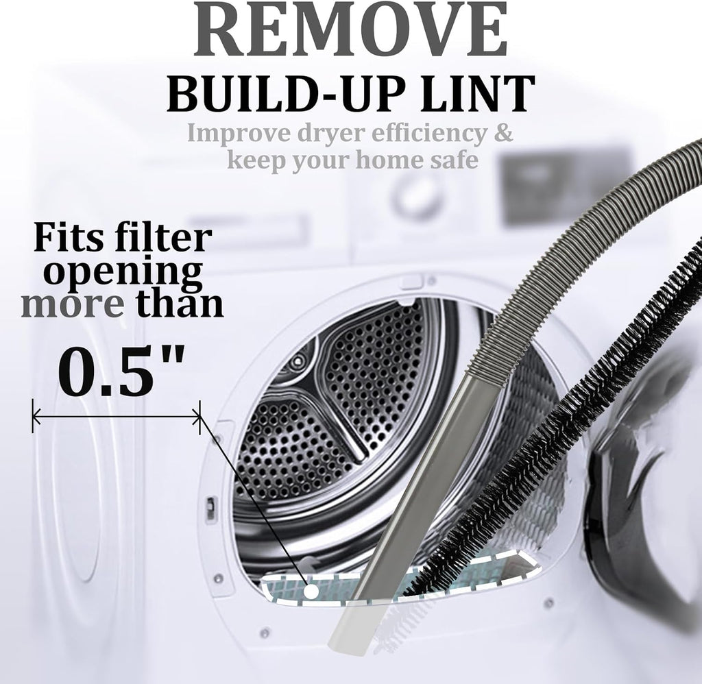 Dryer Vent Cleaner Kit for Dyson Gen5 V15 V12 V11 V10 V8 V7 Lint Vacuum Atttachments Detect