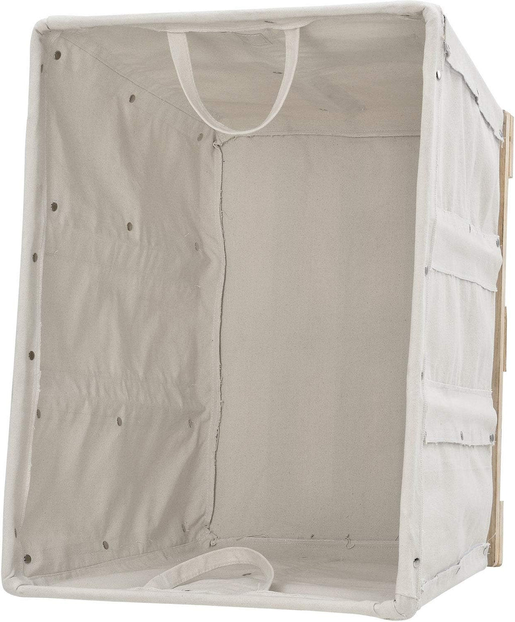 Global Industrial 12 Bushel, Canvas Basket Bulk Truck, 36" L x 26" W x 33-1/2"H, Unassembled
