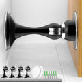 Crosize Magnetic Door Stoppers 4 Pack, Stainless Steel Door Catch for Wall and Floor Mounting, Door