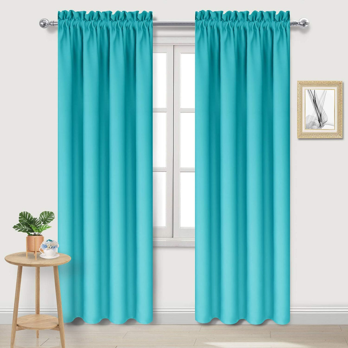 DWCN Blackout Curtains for Bedroom – Thermal Insulated Room Darkening Drapes for Living Room