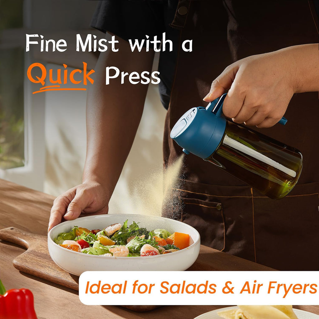 TrendPlain - Original 16oz/470ml Olive Oil Dispenser Bottle for Kitchen Gadgets and Air Fryer