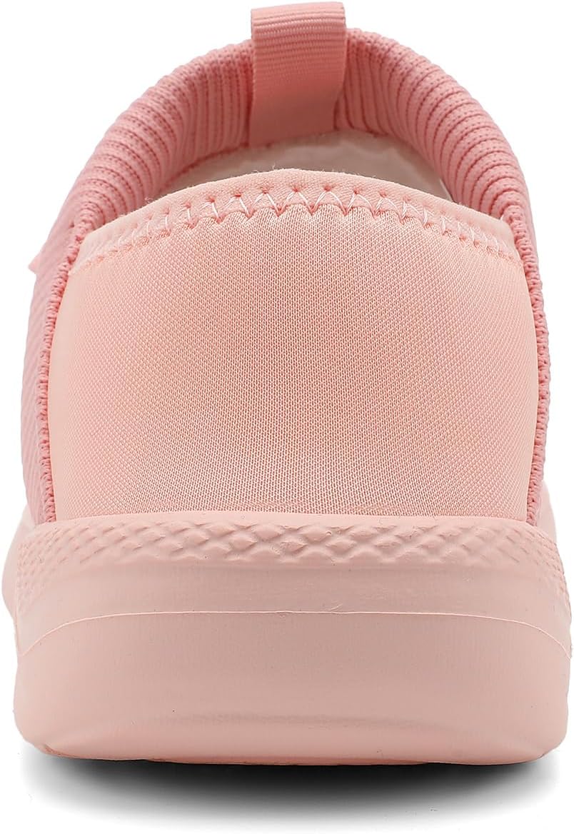 KUBUA Slippers for Men and Womens Indoor House Shoes Plush Slip on Outdoor Garden Loafers