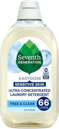 Seventh Generation EasyDose Laundry Detergent, Ultra Concentrated: 66 Loads, Free & Clear Designed