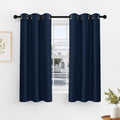 PONY DANCE Black Out Curtains for Bedroom 54 inch Length 2 Panels Set, Thermal Insulated Room