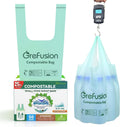 Compostable Trash Bags with handle-tie,Garbage Bags, 2.6 Gallon,Food Waste Bags,Small trash bags