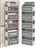 Over The Door Organizer, 5 Shelves Closet Door Hanging Storage and Organizer with 10 Mesh Pockets