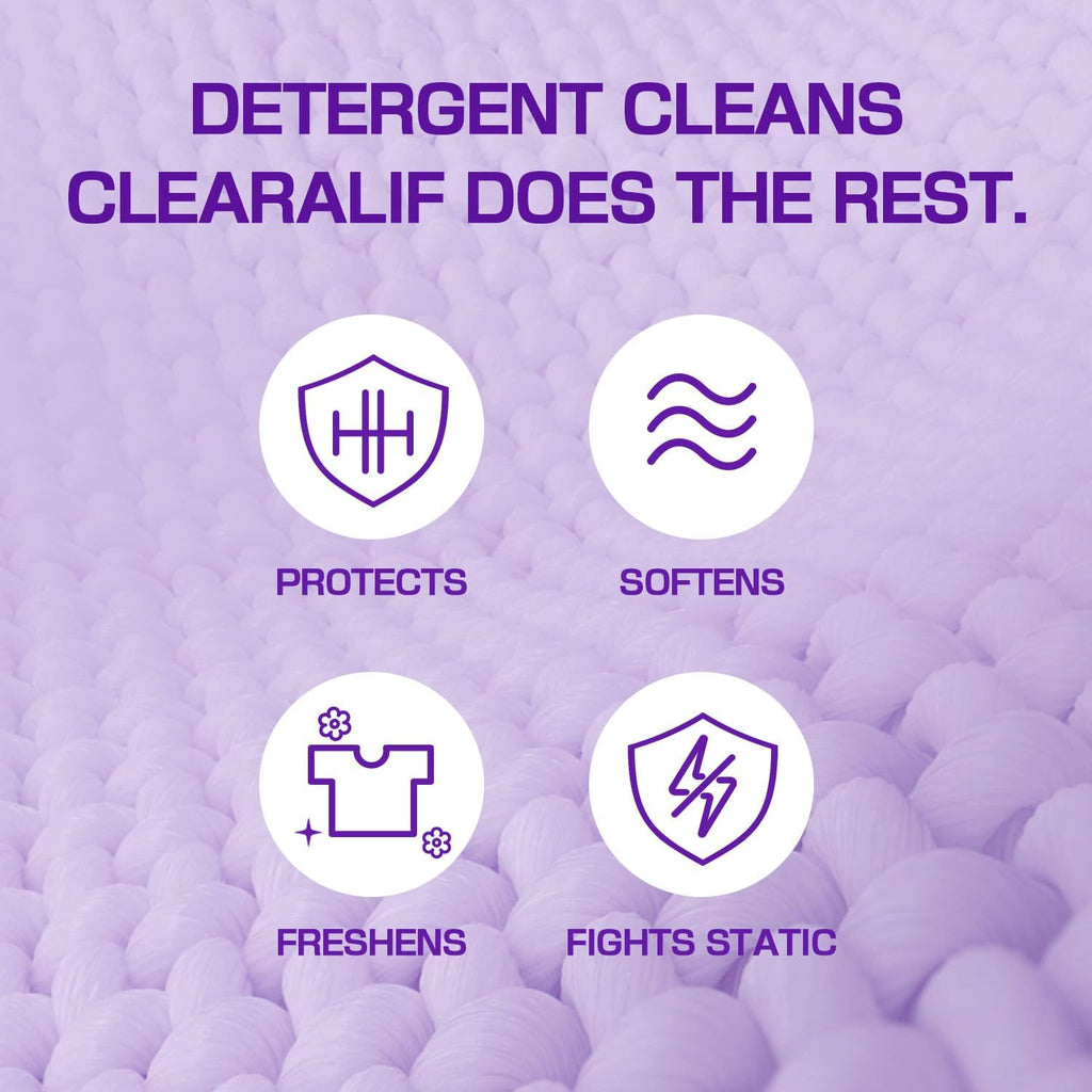 CLEARALIF laundry Fabric Softener Sheets, Lavender Scent, 160 Loads, Eco Friendly, Great For