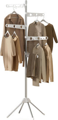 Clothes Drying Rack Foldable, 70.9 inch Tripod Drying Rack for 35 Pieces of Clothes, with
