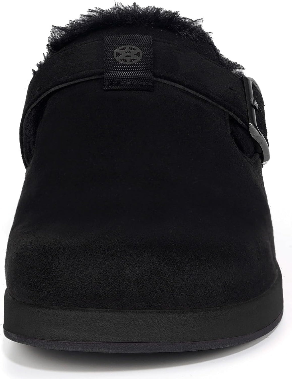 Fur Lined Clogs for Women Men Suede Winter Slippers Arch Support Slip on Mules Potato Shoes with