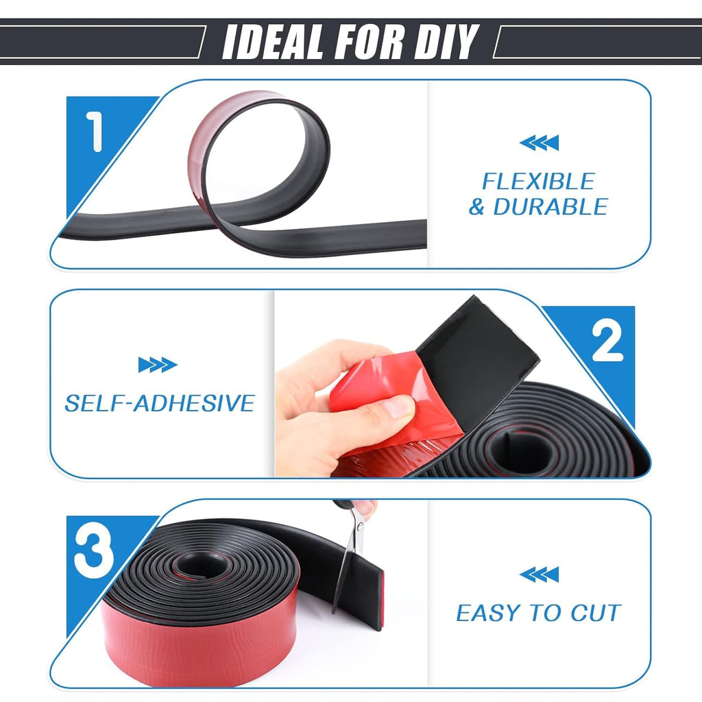 Adhesive Rubber Strips Neoprene Rubber Sheets, Rolls & Strips with Adhesive Backing Rubber Pads