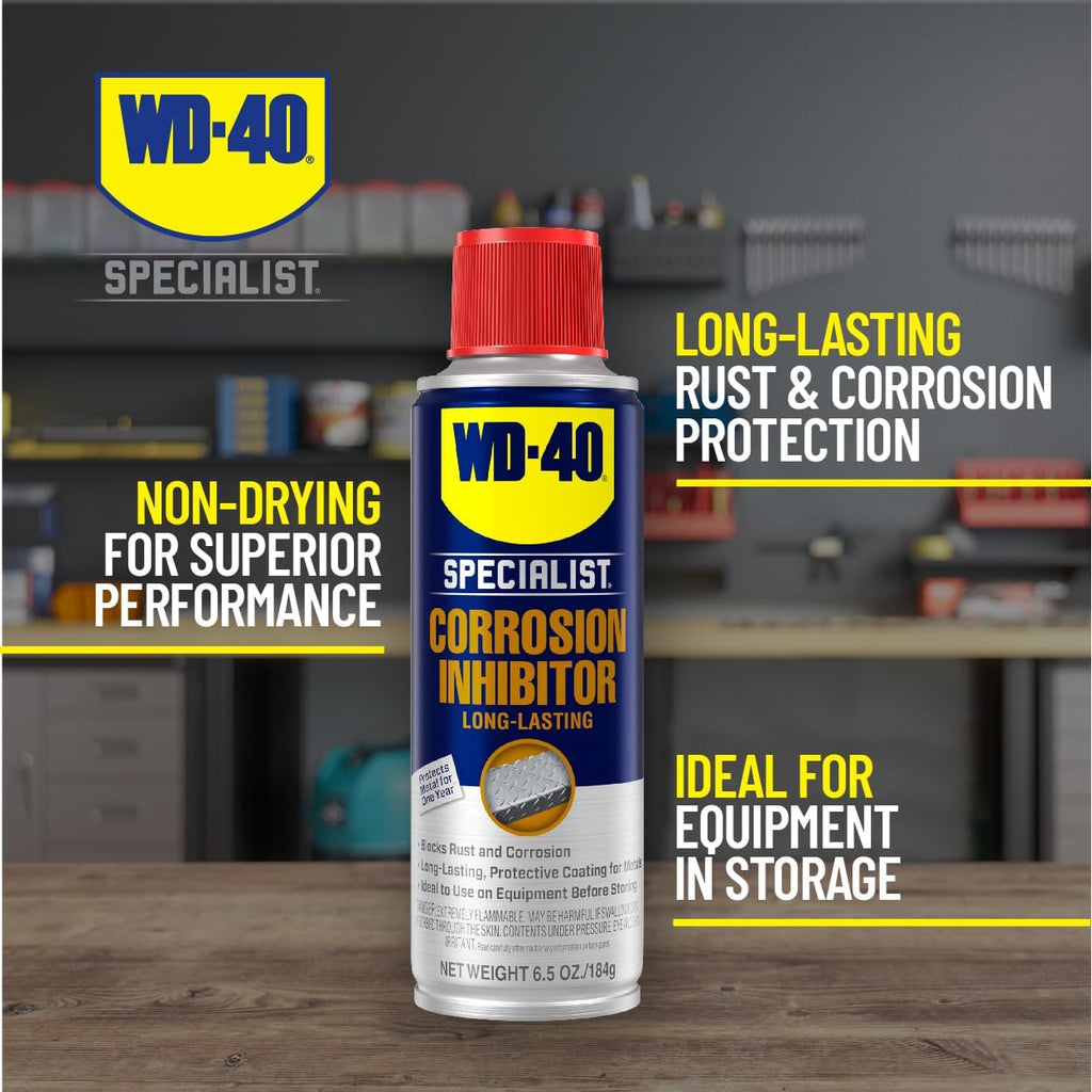 WD-40 Specialist Corrosion Inhibitor, Long-Lasting Anti-Rust Spray, 6.5 OZ