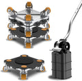 ONEON Furniture Mover Pro Set - Enhanced Dolly and Lifter with Custom TPE Wheels for Easy Furniture