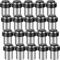 Chumia 30 Pcs Door Stopper Mounted Floor Stops Stainless Steel Cylindrical Stopper Modern