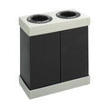 Safco Trash Can Recycle Bin Combo, 28 Gallon Each (2 Bin), At Your Disposal Recycling Center