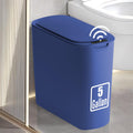 5 Gallon Motion Senor Bathroom Trash Can with Lid, Automatic Garbage Can Touchless, Smart Plastic