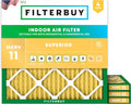 Filterbuy 30x30x1 Air Filter MERV 11 (MPR 1200) Allergen Defense Replacement (4-Pack)