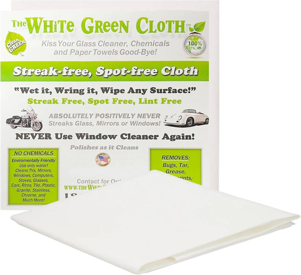 1-Pack Reusable Cleaning Cloth for Streak-Free Windows, Mirrors & All-Purpose Cleaning