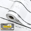 Shelf Liner for Kitchen Cabinets Non Adhesive Drawer Liner 17in x 20FT White Grain Non-Slip