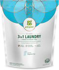 Grab Green 3-in-1 Laundry Detergent Pods, 60 Count, Fragrance Free, Plant and Mineral Based