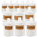 TailaiMei 12 Pieces Travel Pouches for Toiletries, TSA Approved Portable Travel Size, Refillable