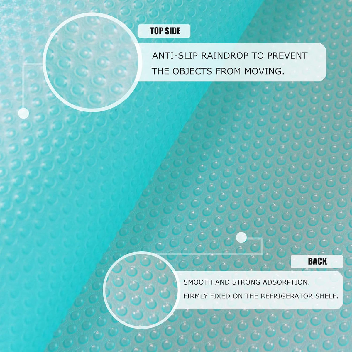 8Pcs Refrigerator Liners, Washable Fridge Liner Mats Covers Pads for Glass Shelf Cupboard Cabinet