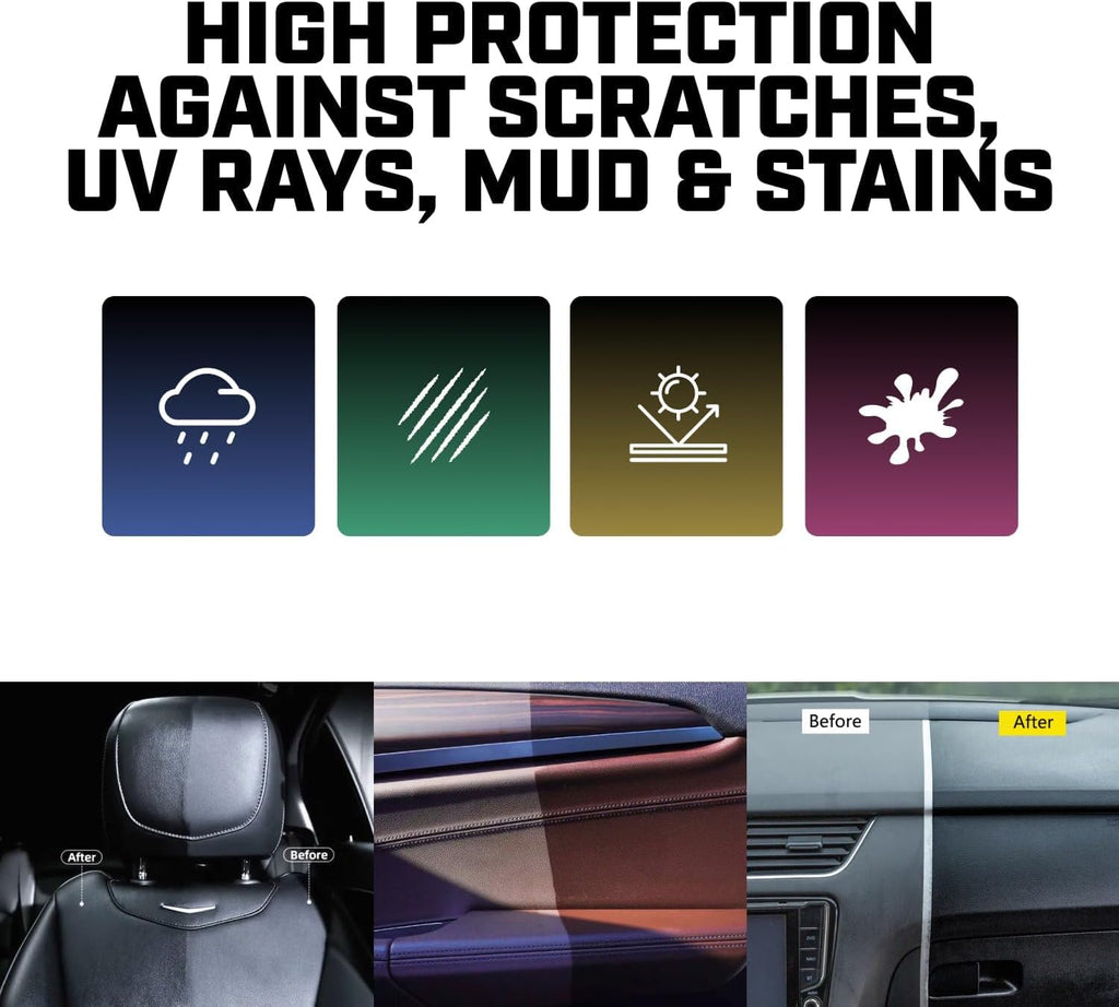 garage bulls Plastic Restorer for Cars - Hydrophobic Ceramic Coating - Ultimate Exterior & Interior
