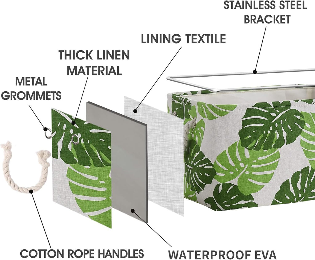 Storage Cubes, Storage Bins Baskets for Organizing 4 Pack for Organizing Toys, Clothes, Closet