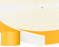 White Strong Adhesive Foam Sealing Weather Stripping, High Density Door Insulation Strip, Closed