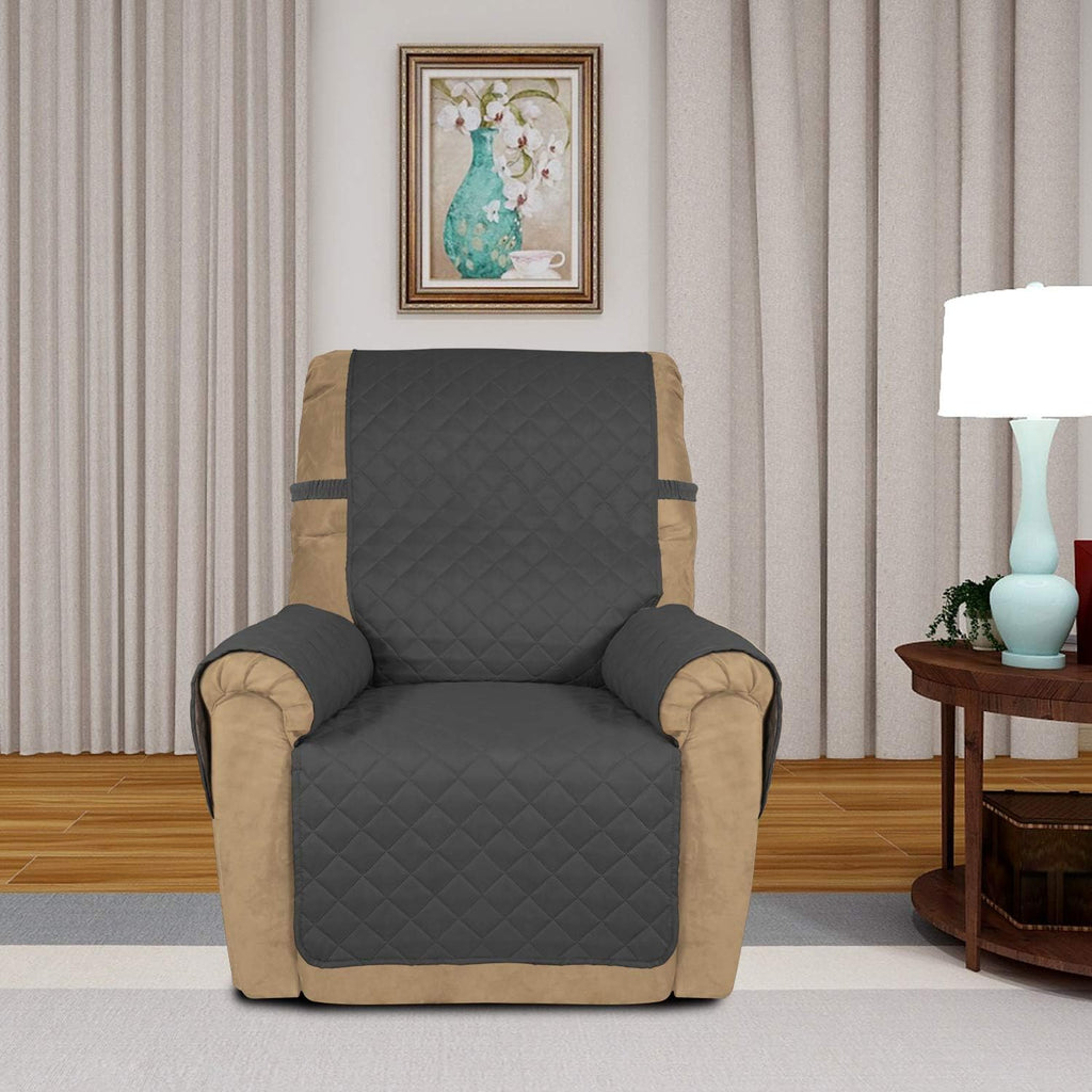 PureFit Reversible Quilted Sofa Cover, Water Resistant Slipcover Furniture Protector, Washable