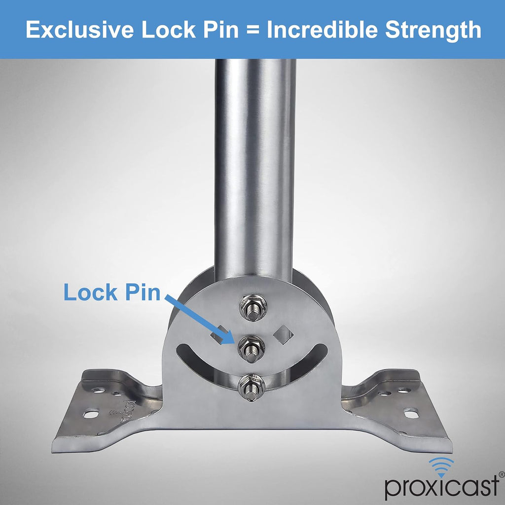 Proxicast Pro-Grade J-Max 100% Solid Rustproof Aluminum Antenna Mount - Universal Outdoor