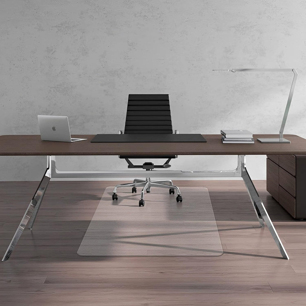 FuturHydro Chair Mat for Hardwood Floor, 30" x 48" Clear Anti-Slip Computer Desk Chair Floor Mat