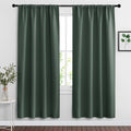 RYB HOME Living Room Curtains 72 inch Length 2 Panels Set, Thermal Insulated Privacy Window Drapes