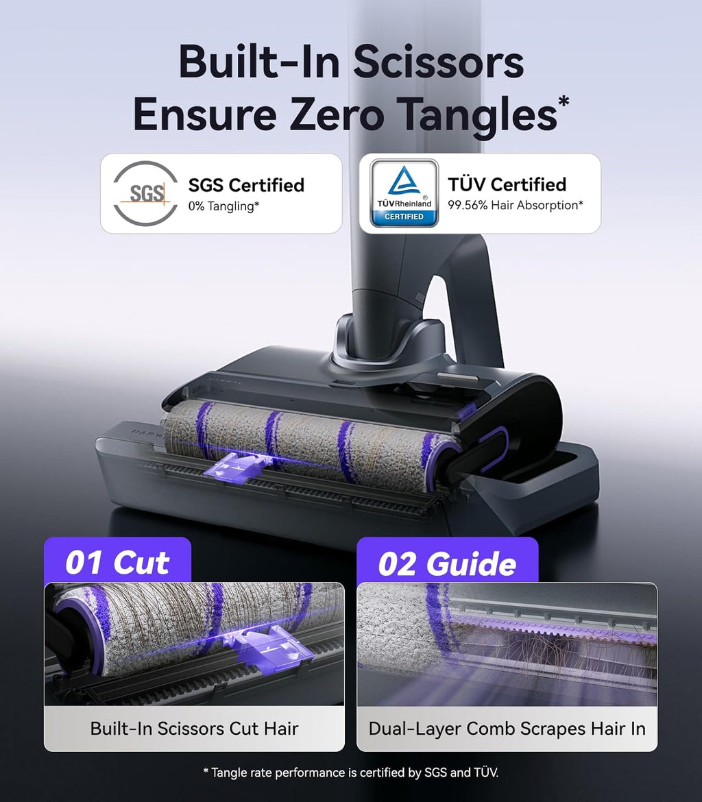 NARWAL S30 Pro Wet Dry Vacuum Cleaner with 20000Pa Suction, Cordless Vacuum Mop for Hard Floors