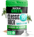 Rockin' Green Classic Rock Laundry Detergent (90 Loads), Plant based, All Natural Laundry Detergent