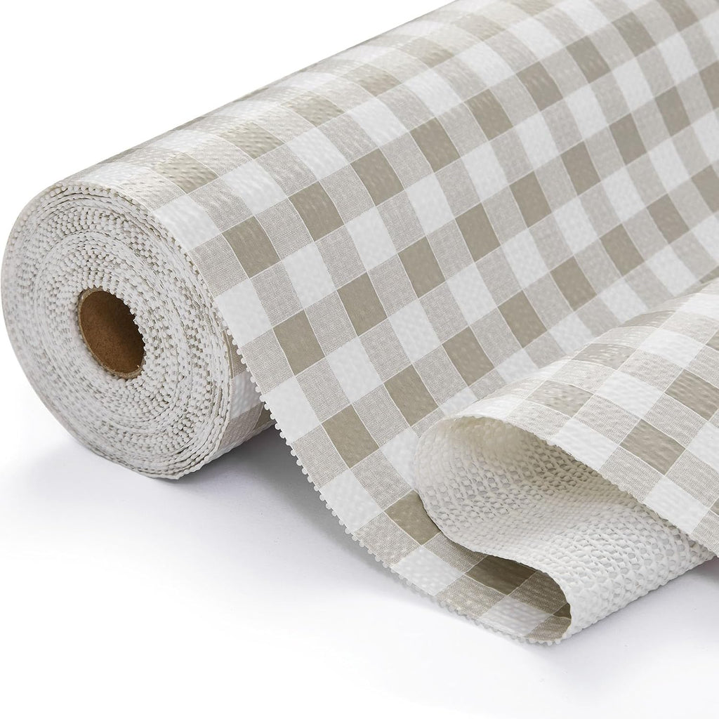 Drawer Shelf Liner, Non-Slip Kitchen Cabinet Liners Non-Adhesive Thick Strong Grip Waterproof Mats
