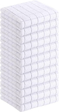 Homaxy 100% Cotton Terry Kitchen Dish Cloths, Ultra Soft and Absorbent Dish Towels for Kitchen