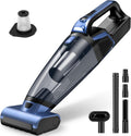 Pet Hair Handheld Vacuum Cordless: 20000PA High Power Car Vacuum with Motorized Brush and LED