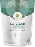 Grab Green 3-in-1 Laundry Detergent Pods, 24 Count, Vetiver Scent, Plant and Mineral Based