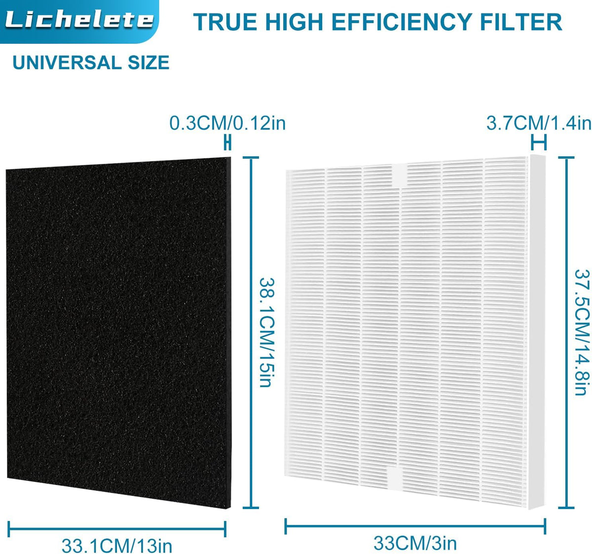 AP-1512HH 200M Filter Set Compatible with Coway Airmega AP-1512HH and Airmega 200M air Puri-fier, 3