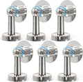 6 Pack Door Stopper Magnetic, COCIVIVRE Magnet Door Stop Stainless Steel for Wall and Floor