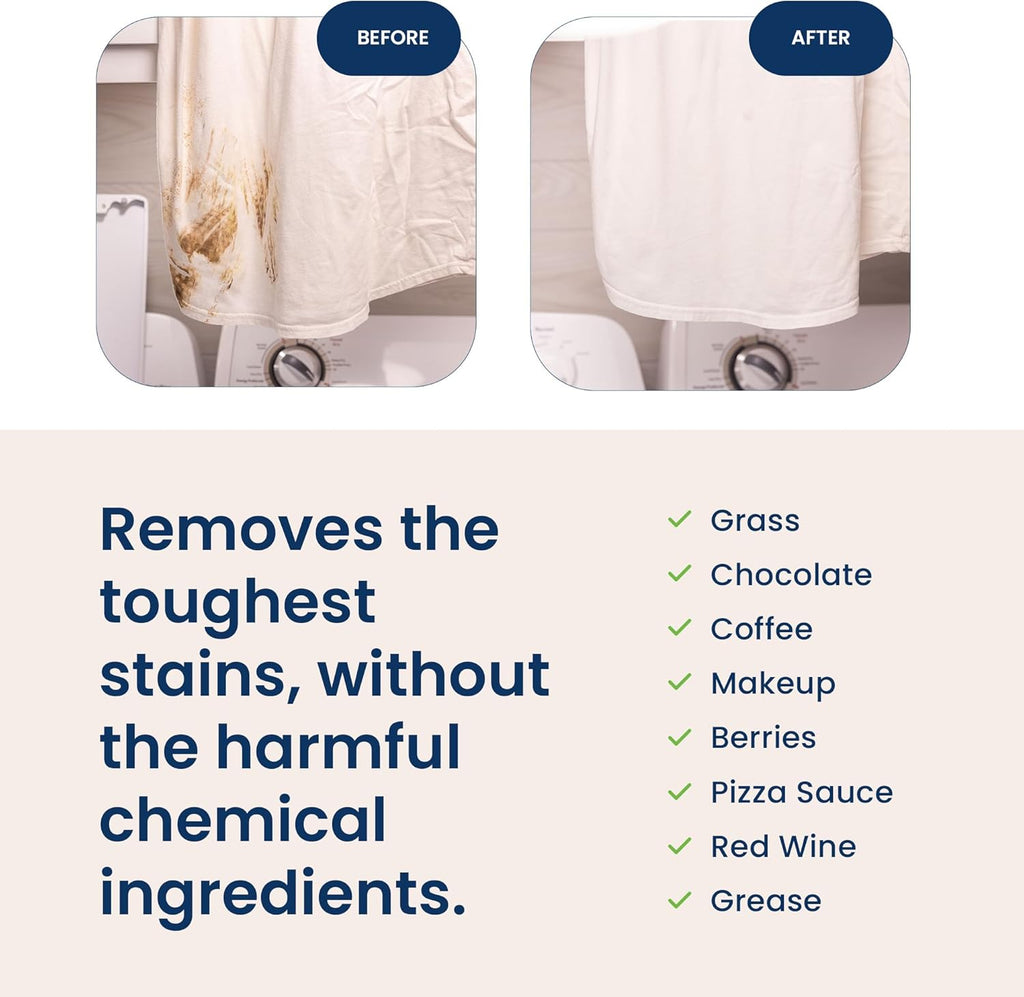 Truly Free Natural Laundry Detergent for Sensitive Skin | Eco Friendly, Plant Based, Baby Clothes